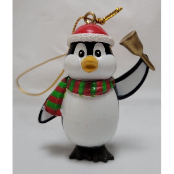 GANZ Other - Ganz Penguin Holding Bell Christmas Ornament